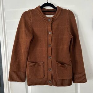 LOFT Brown Knit Cardigan